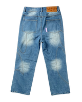 « X » JEAN APU ✽ - BLEU DÉLAVÉ