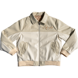 Lover Leather Jacket -  Cream/Beige