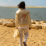 Lover Leather Jacket -  Cream/Beige