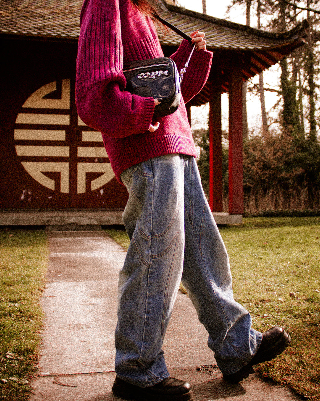 « X » JEAN APU ✽ - BLEU DÉLAVÉ