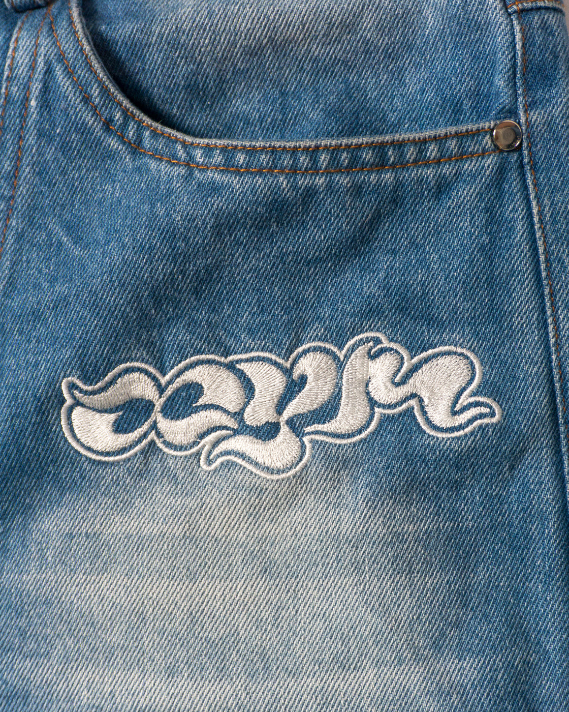 « X » JEAN APU ✽ - BLEU DÉLAVÉ