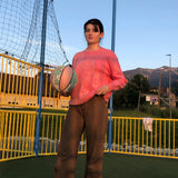 KnitDragée / Pull tissé  - Rose