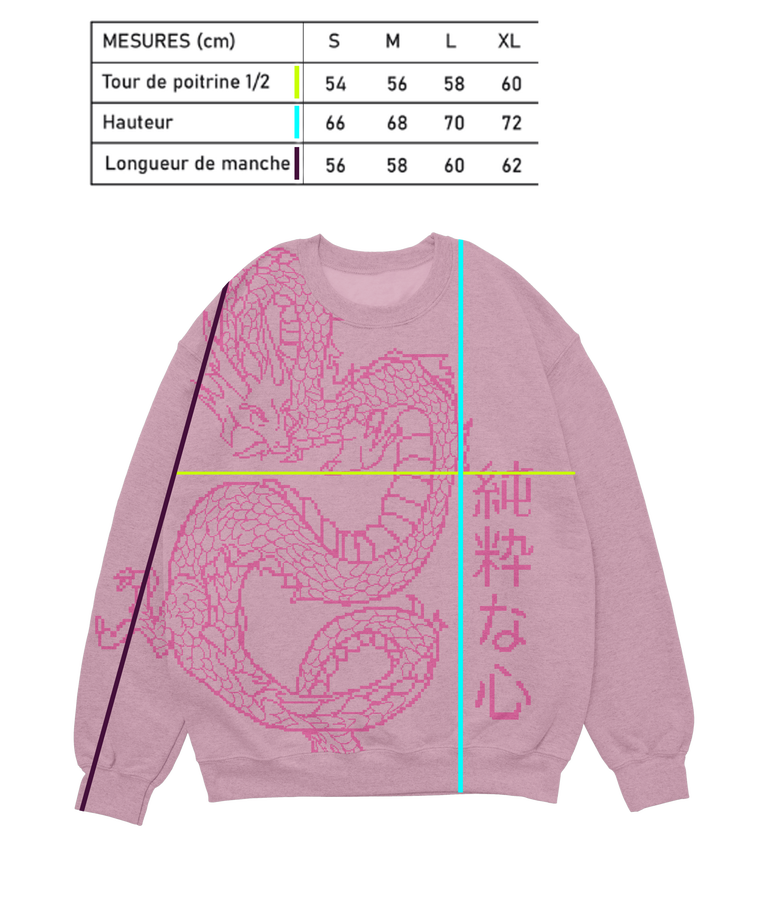 KnitDragée / Pull tissé  - Rose