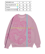 KnitDragée / Pull tissé  - Rose