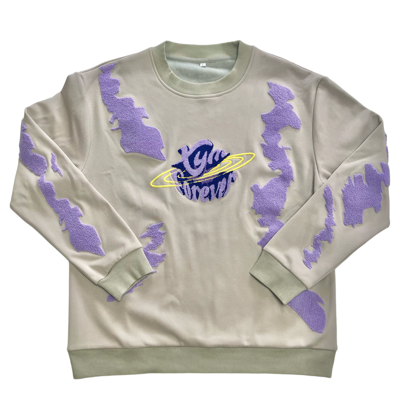 Saturn Story Crewneck / Pull - Crème