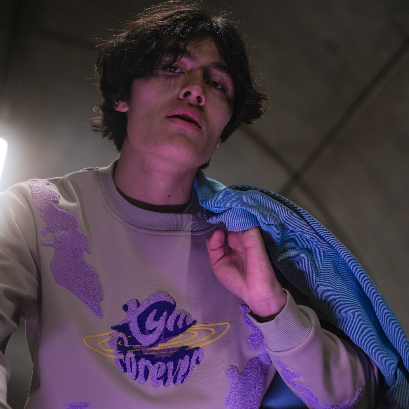 Saturn Story Crewneck / Pull - Crème